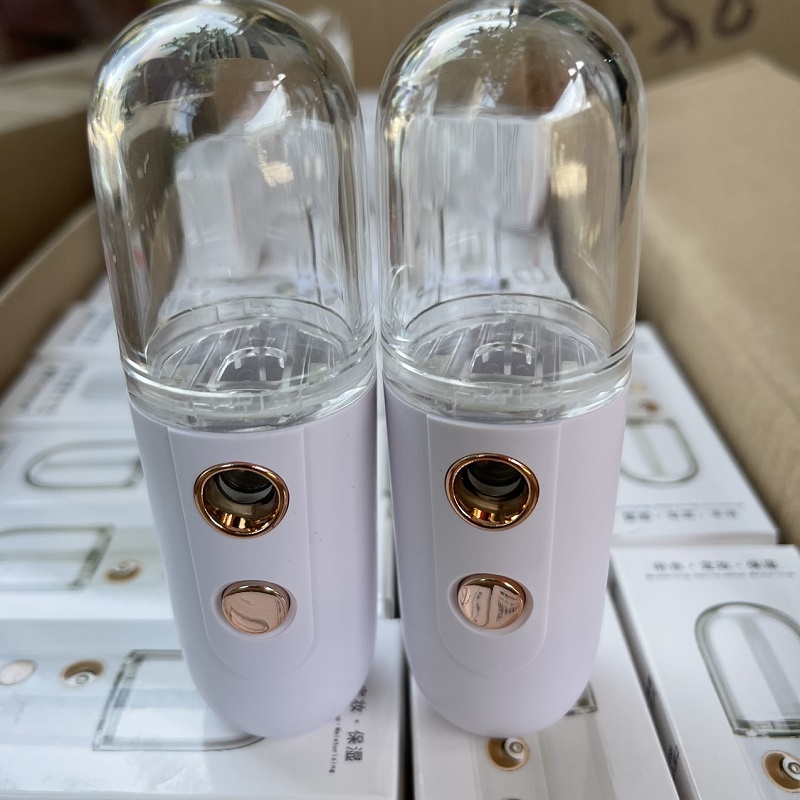 {Pin 150ma.h Phun Mạnh}Máy Phun Sương Xông Hơi Mặt NaNo Mini Cầm Tay Hỗ Trợ Dưỡng Da Cấp Nước Tối Đa - Loại xịn