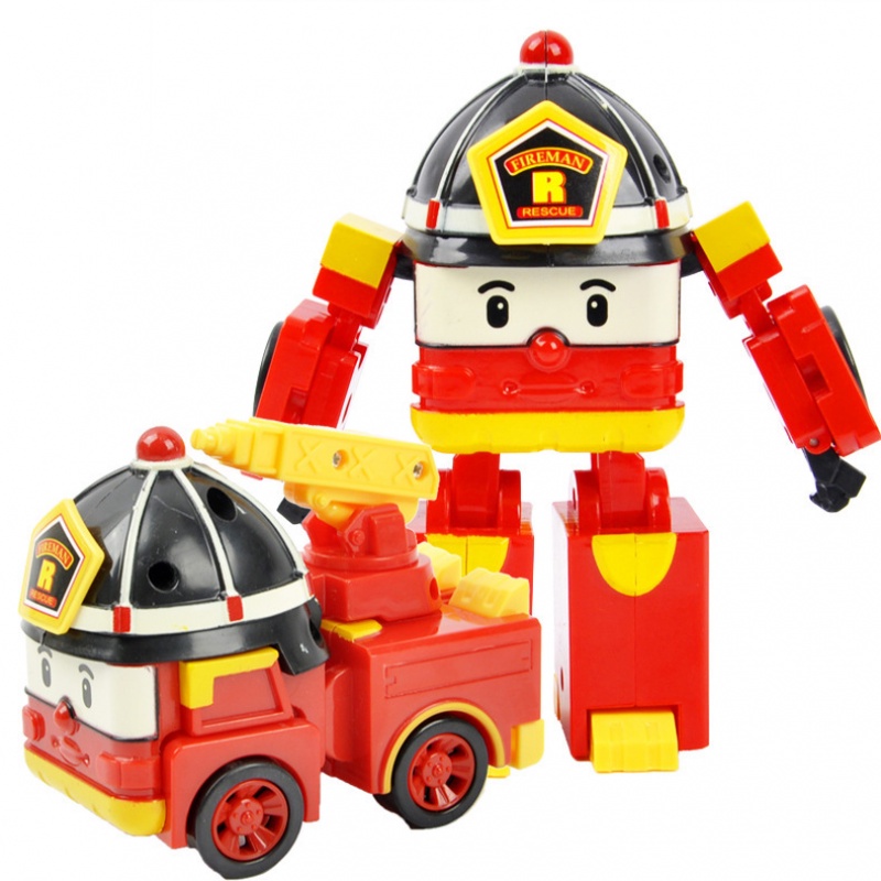 Ô tô đồ chơi Robocar Poly Transformers cho bé phong cách Hàn Quốc Kereta Mainan