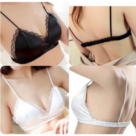 SIÊU ĐẸP - ÁO BRA SATIN VIỀN REN SIÊU ĐẸP BRA 265- CHILLHOUSE