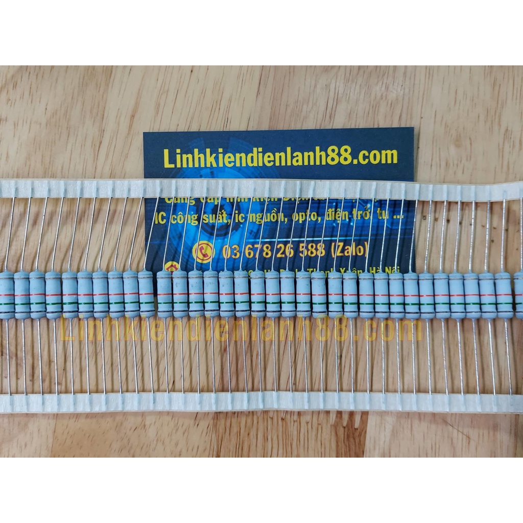 (50 cái) Điện trở 15k 2w 15k2w 5% màng cacbon mới ! ( thường dùng trong mạch quạt funiki )