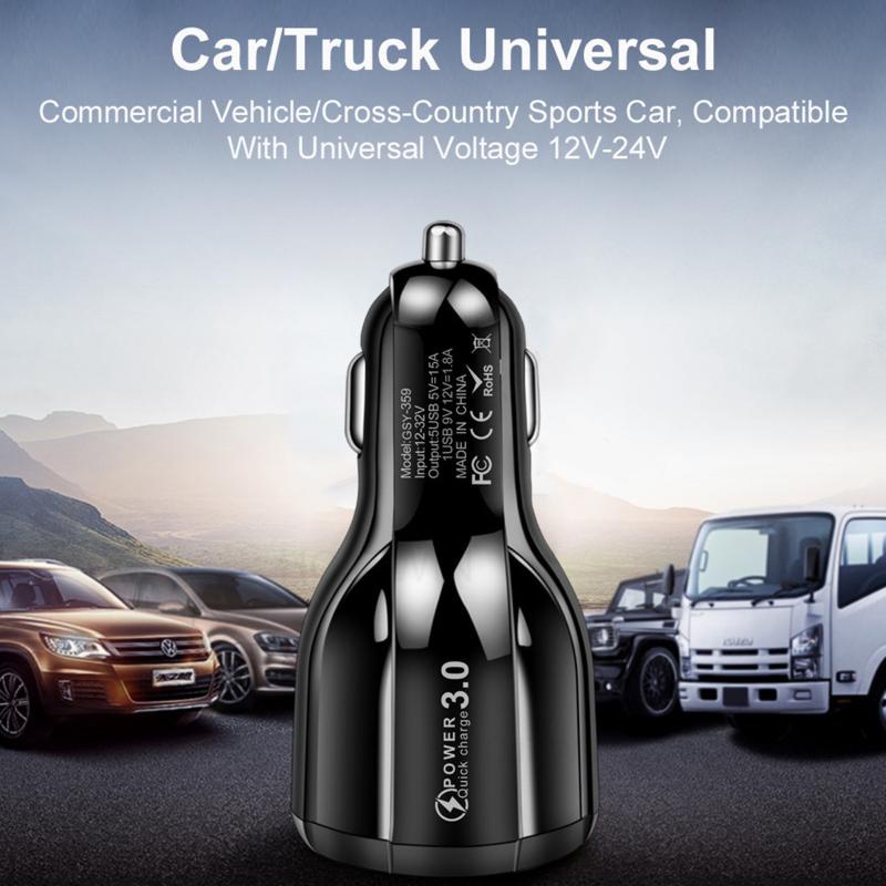 Tẩu Sạc Điện Thoại 5 Cổng USB 15A Cho Xe Hơi/Xe Tải/Xe Tải/SUV