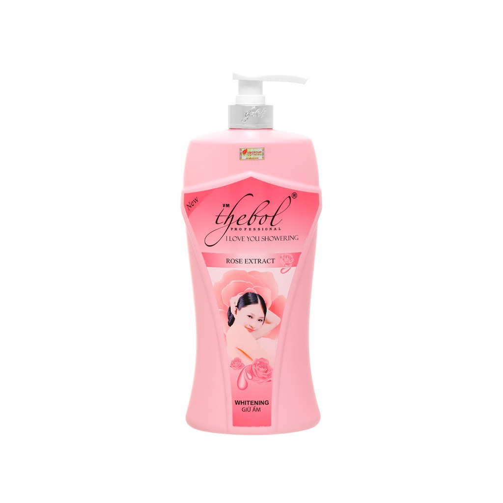 Sữa tắm sáng đẹp The Bol tinh chất hoa hồng 1.2kg