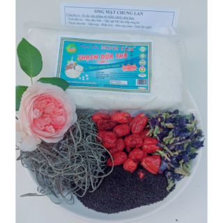 Set nấu 1 kg thạch dừa thô Minh Tâm tặng kèm hương