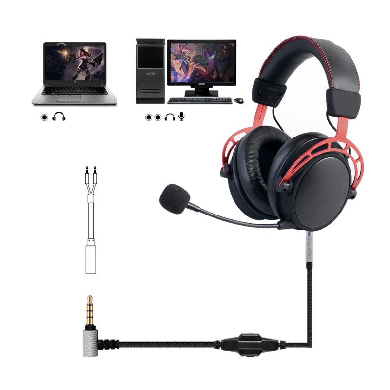 Dây Cáp Âm Thanh Tai Nghe Chơi Game Hyperx Cloud Mix Cloud Alpha- 3.5mm