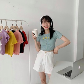 Áo Crop top Hàn Quốc