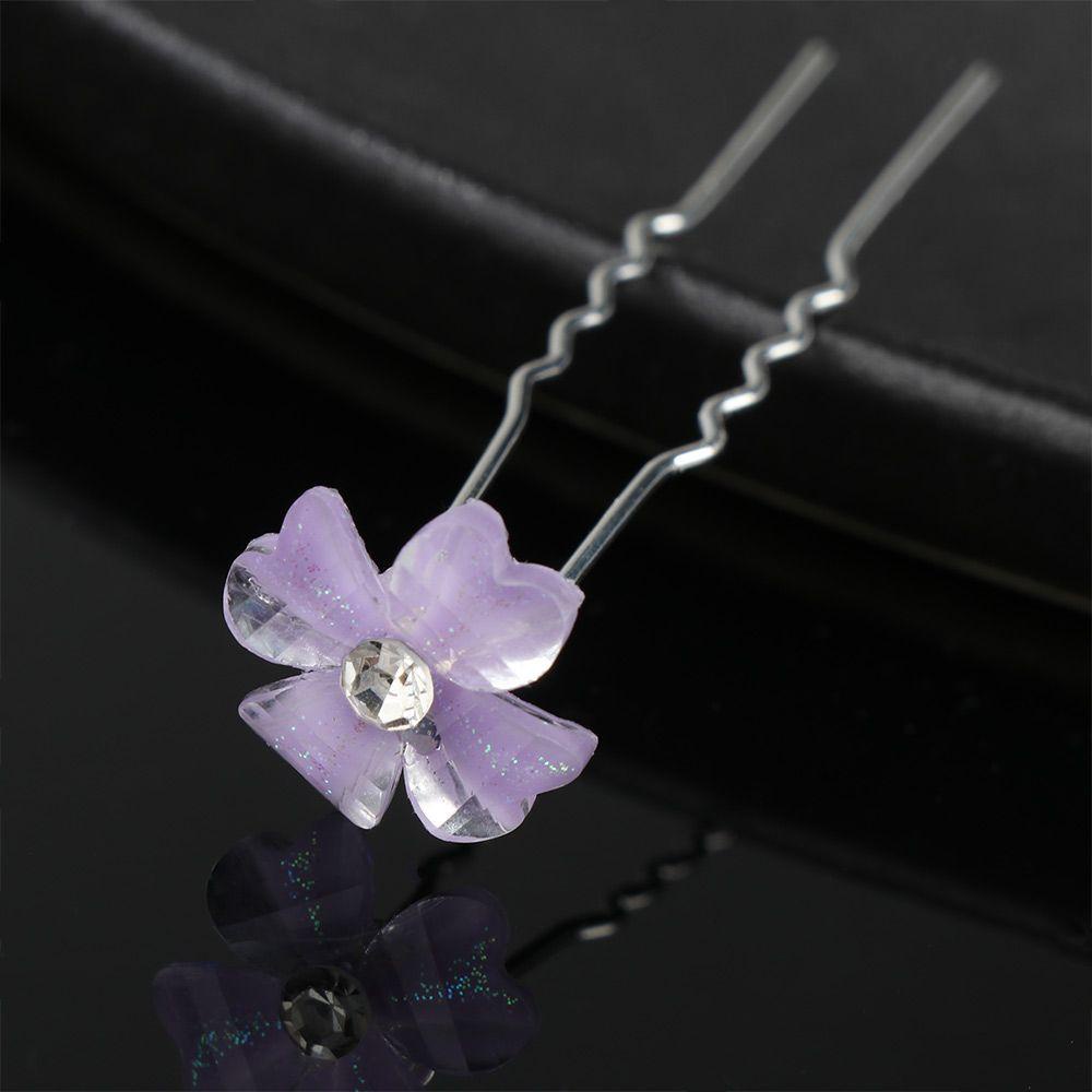 Set 10 Kẹp Tóc Hoa Xinh Xắn Thời Trang|Kẹp Tóc Chữ U Đính Ngọc Trai