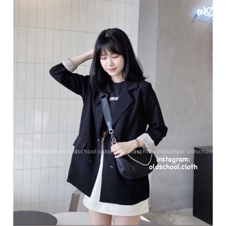Vbnv áo blazer hàn quốc 2 lớp túi nắp 45 6