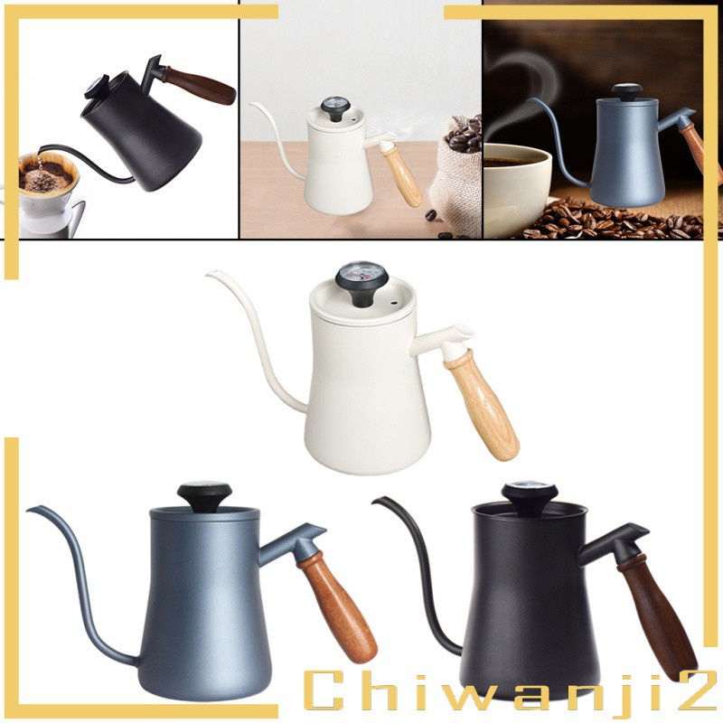 Ấm Đun Nước Cổ Ngỗng Bằng Thép Không Gỉ Chiwanji2 550ml