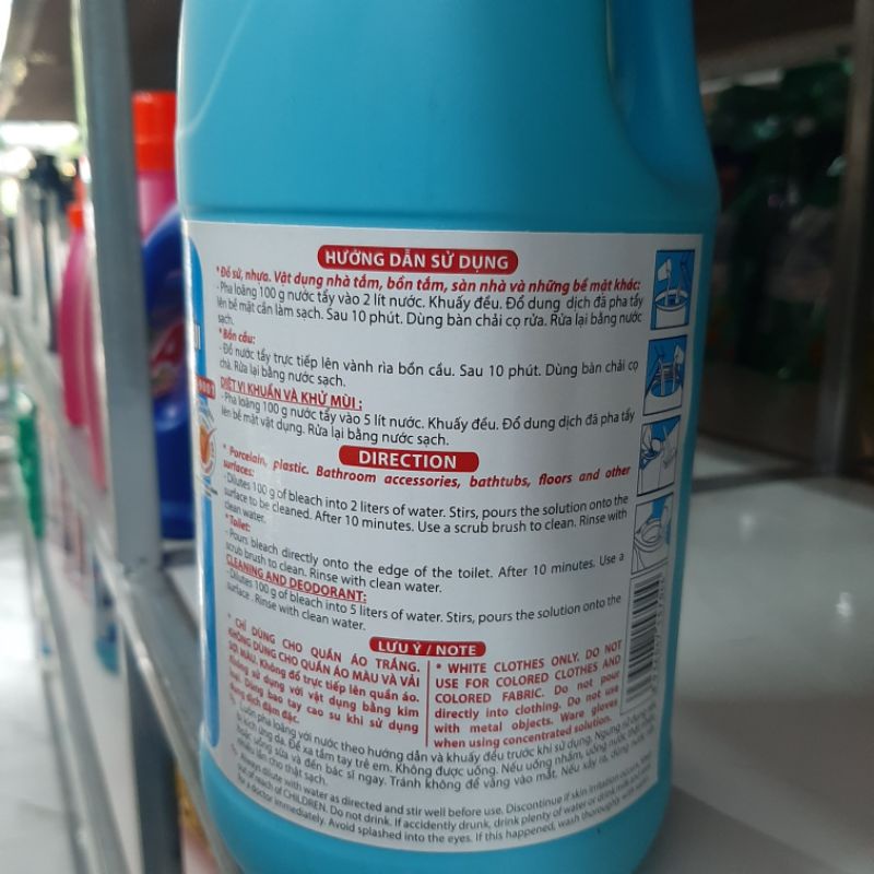 Nước Tẩy Trắng JAVEL Đậm Đặc 2kg