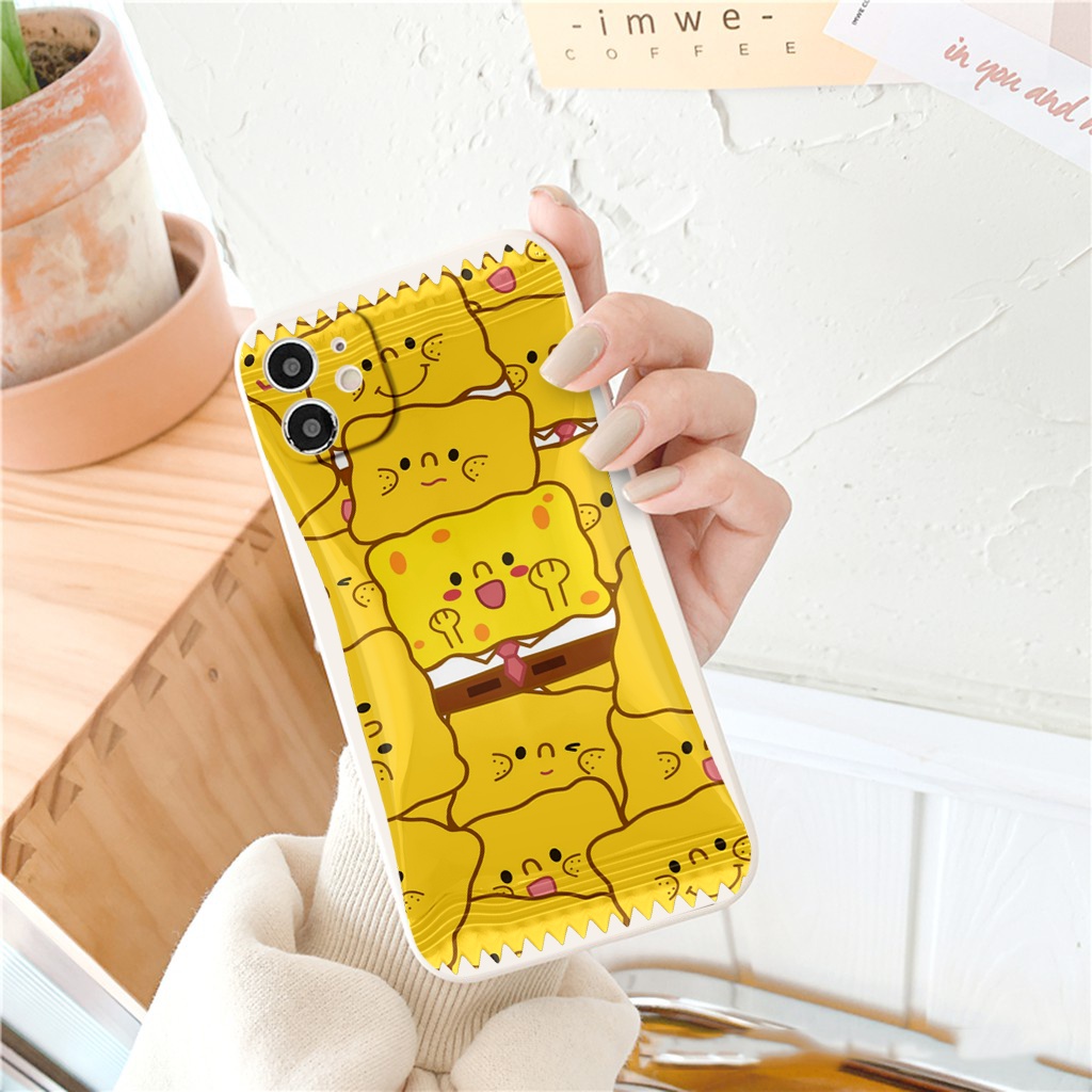 Ốp lưng iphone vỏ kẹo nền bóng bánh xốp vàng cute 6/6splus/7/7plus/8/8plus/x/xr/xs/11/12/13/14/pro/max/plus/promax