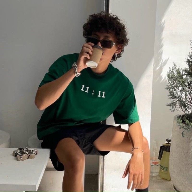 Áo thun ❤Có size❤ tay lỡ unisex 11 : 11