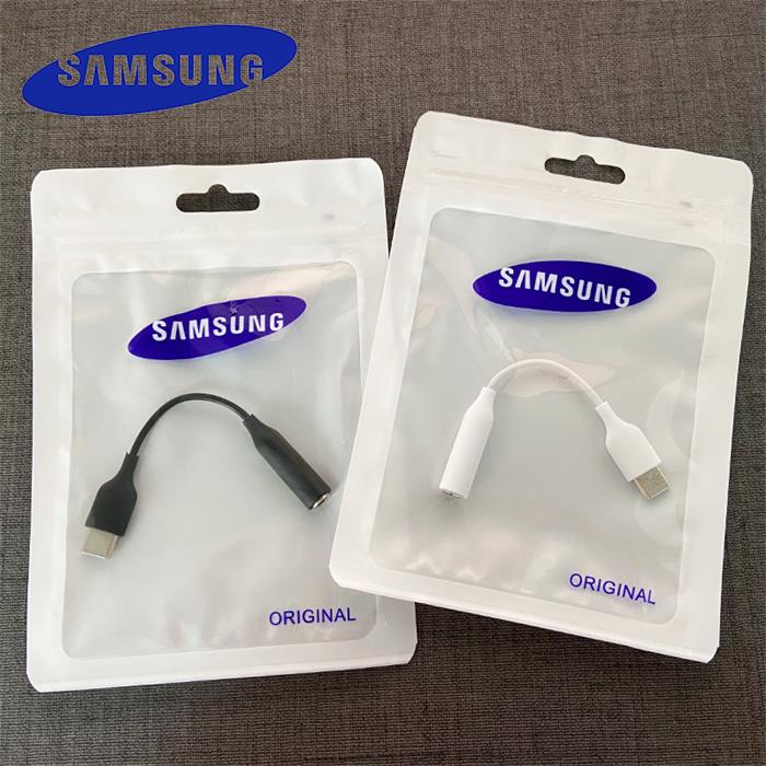 SAMSUNG Dây Cáp Chuyển Đổi Cổng Usb Type c Sang 3.5mm Aux 3 5 Cho Galaxy S21 S22 Ultra S20 Note 20 Tab S7 S7 +