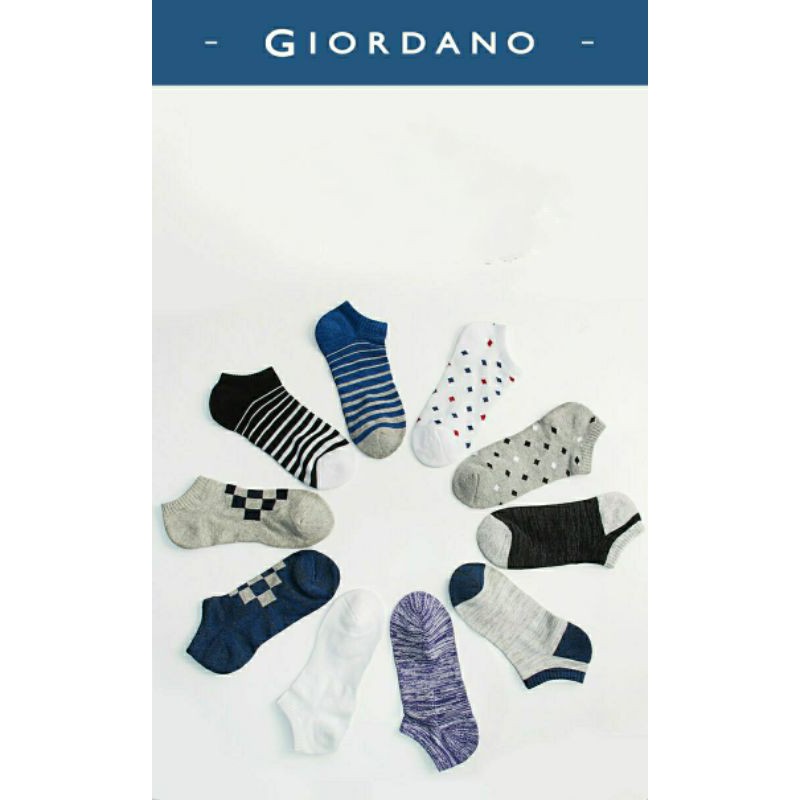 [Free Gift Pack 3 Đôi]Tất Giordano Unisex Cool Max Shock Pack Chính Hãng