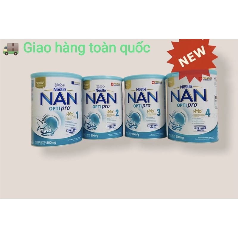 Sữa NAN optipro  HMO của Nga 400g/800g