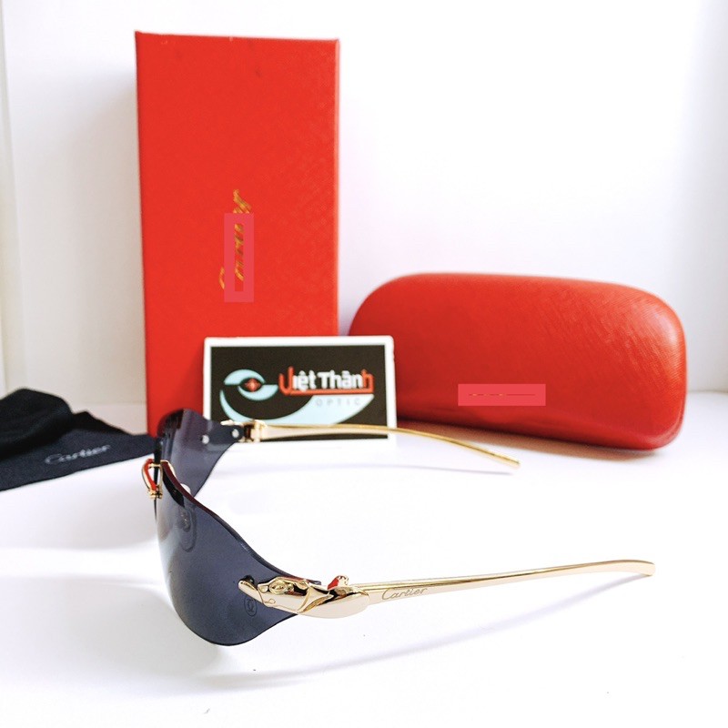 Kính Mát Nam Cao Cấp Không Viền Khung Chống Tia UV Hộp Đựng Như Hình | BigBuy360 - bigbuy360.vn