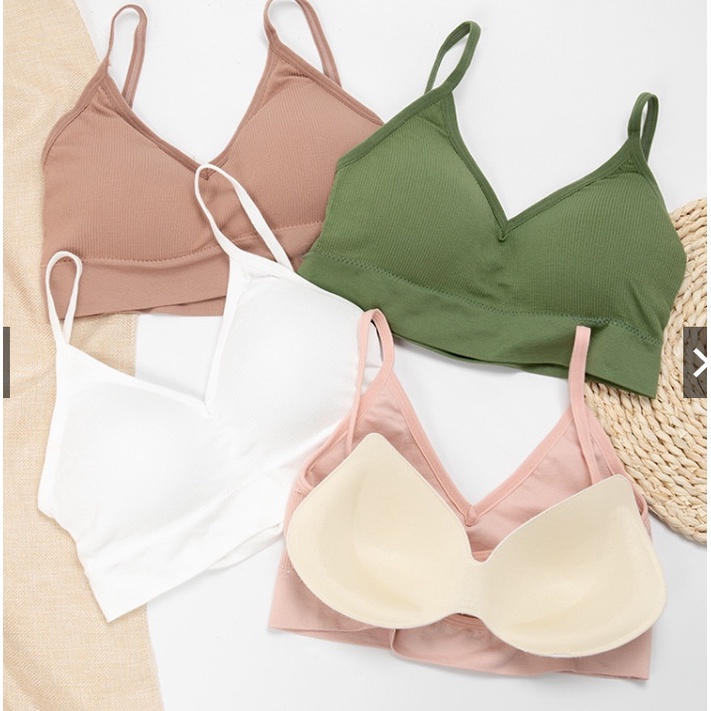 Áo Lót bầu - Áo Bra Nữ QT16905-  2 dây tập gym chữ U hở lưng ÁO NGỰC không gọng nâng ngực gợi cảm co giãn tiện lợi PK