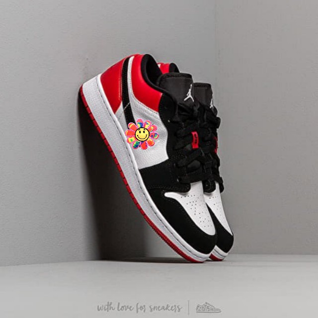 Giày Sneaker Jordan 1 Trắng Đỏ Cao Cấp Full Size Nam Nữ | BigBuy360 - bigbuy360.vn