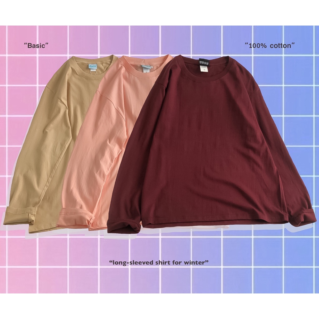 Áo thun dài tay MEANSTORE phông Unisex nam nữ tee oversize form rộng pull Ulzzang Hàn Quốc vải mềm - Hình in CẶP ĐÔI