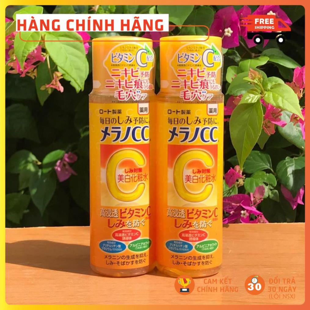 Nước hoa hồng Melano CC Rohto dưỡng trắng ngừa thâm 170ml Toner Melano CC Rohto