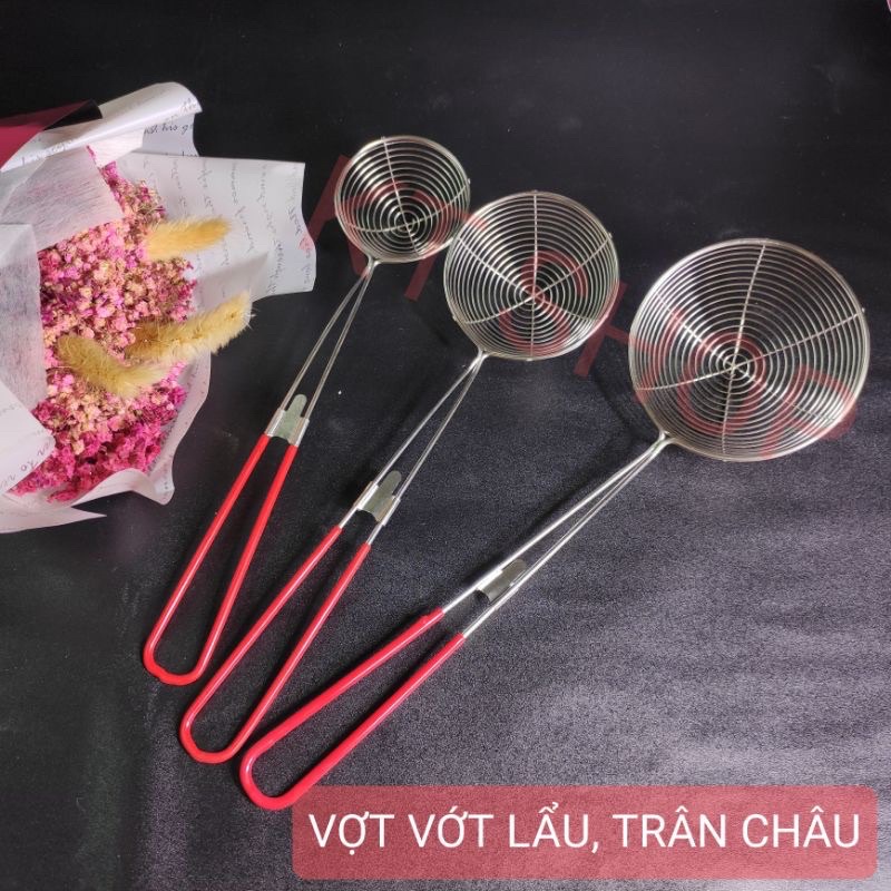 Vợt lẩu, vợt trân châu cán đỏ