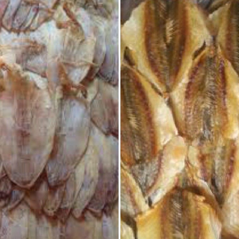 combo cá chỉ vàng và mực khô mini