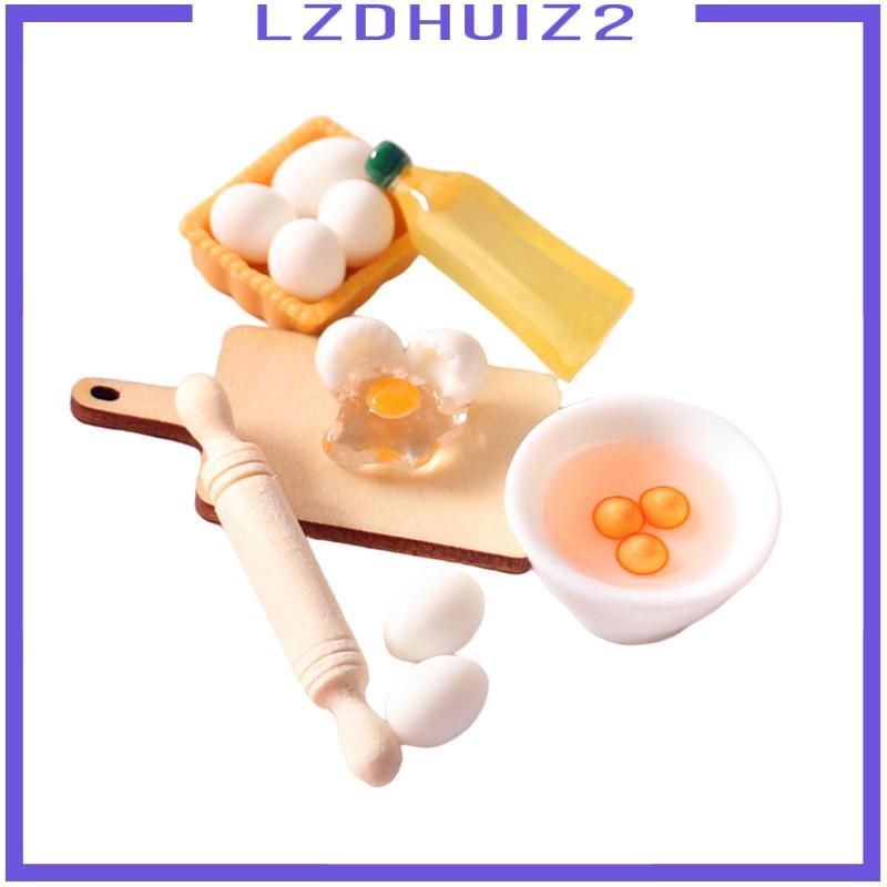 Bộ Đồ Chơi Nội Thất Nhà Bếp Búp Bê Tỉ Lệ 1: 12 Chất Lượng Cao