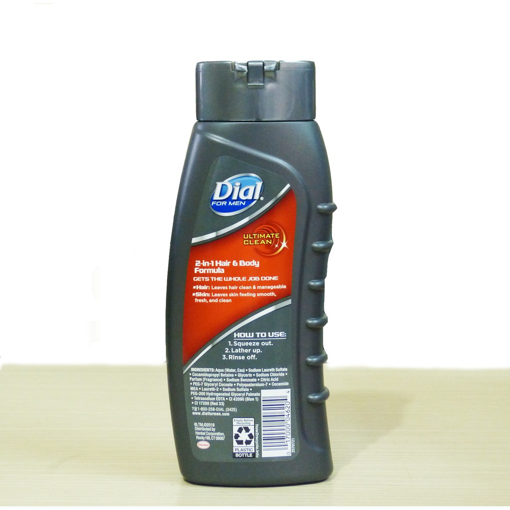 Sữa tắm gội Dial For Men Ultimate Clean 473ml