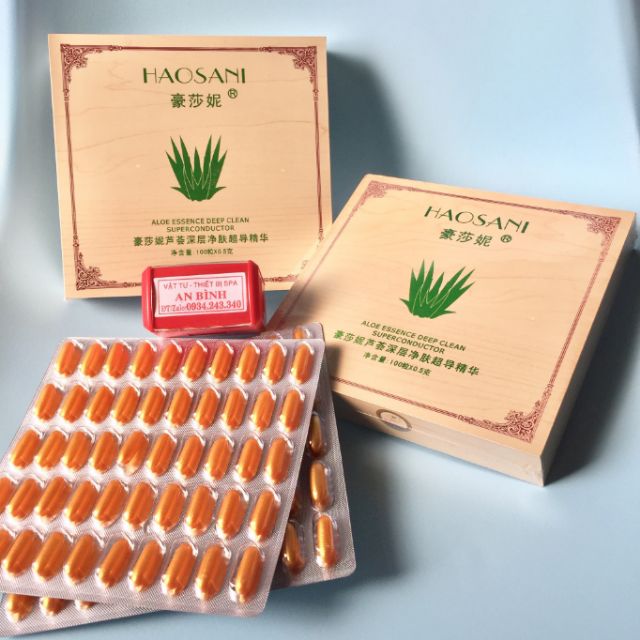 (Q1-HCM) Viên Hút Thải Chì Haosani - Loại 1 Vỉ Bằng Thiết