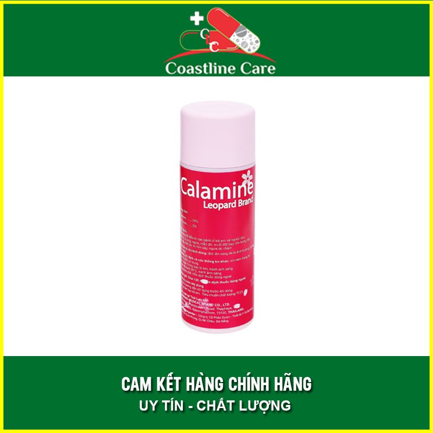 Calamine Leopard Brand Chai 120ml - Hỗ trợ Giảm Các Triệu Chứng Do Rôm Sảy & Côn Trùng Đốt