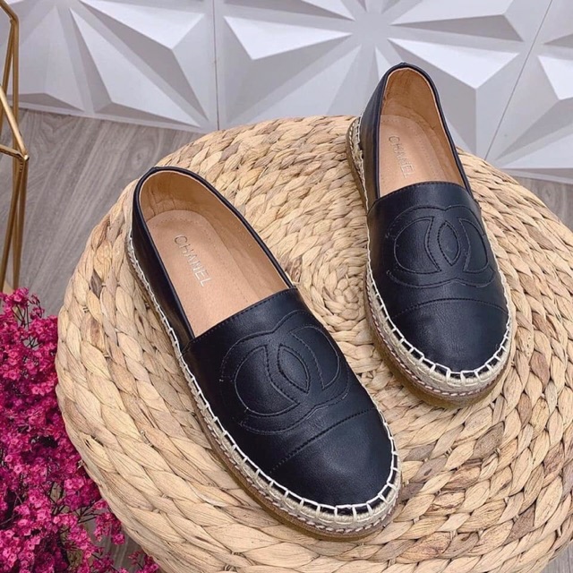 giày lười slip on da đế cói | BigBuy360 - bigbuy360.vn