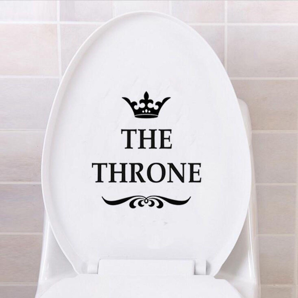 Sticker Dán Toilet Chống Thấm Nước Vui Nhộn