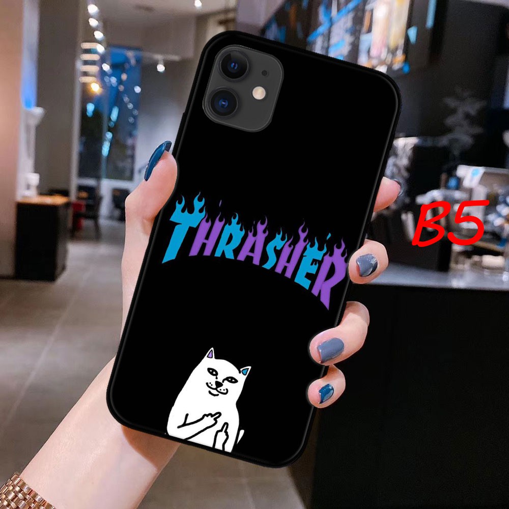 Ốp điện thoại in hình thrasher thích hợp cho iphone 11 pro max xs max xr x 8 7 6s 6 plus se 2020