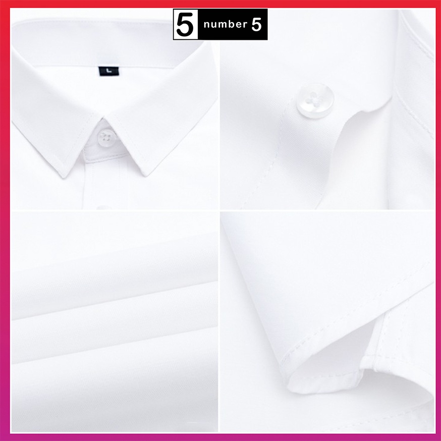 Áo Sơ Mi Nam Dài Tay Vải Cotton Lụa Trơn Mát Dáng Hàn Không Nhăn Không Xù Thanh Lịch [ATS]