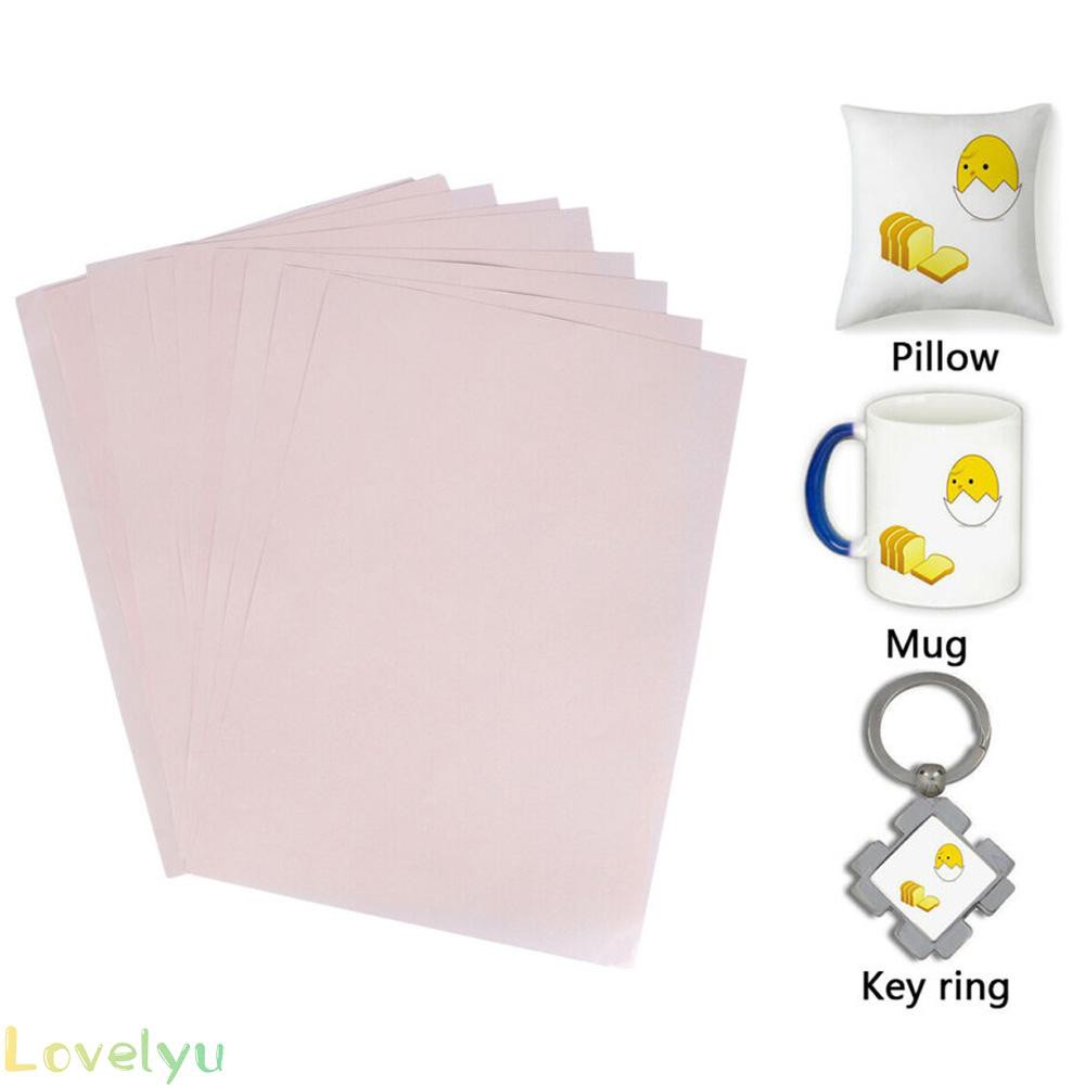 Heat-Pressed Papers Inkjet Mug Stone painting Keychains Accessory 10pcs A4 Heat-Press Transfer T-Shirt Portable