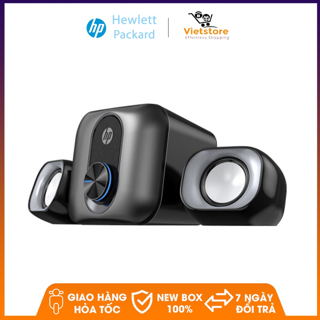 [Mã ELHACE giảm 4% đơn 300K] Loa vi tính HP DHS-2111s, bộ ba loa để bàn mini siêu trầm, âm thanh 4D