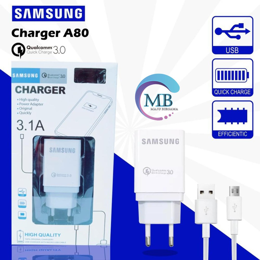 Cáp Sạc Nhanh Chống Cháy Nổ Cho Samsung A80 3amper J2 Prime J3 J5 J7 Mb1609