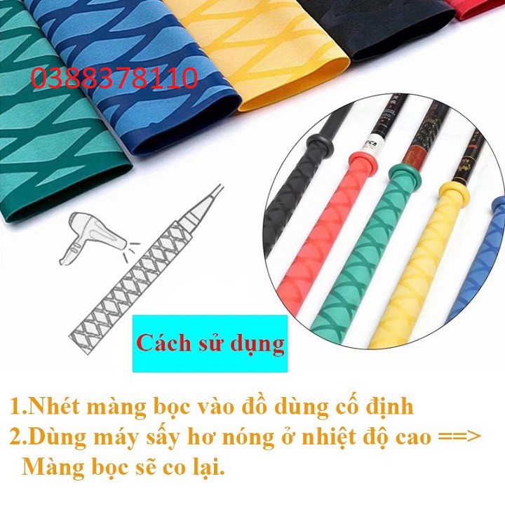 Màng Co Cao Su Dùng Bọc Cần Câu, Giúp Bảo Vệ Cần Câu Khỏi Bị Xước Khi Bị Rơi Hoặc Va Đập Mạnh - MCBC 1