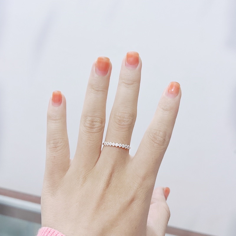 Nhẫn bạc nữ 925 DaLiA Jewelry nhẫn bạc đính đá đẹp bạc chuẩn