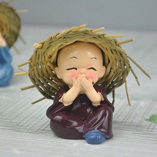 Bộ Tượng Chú Tiểu Tứ Không Có Nón Rơm