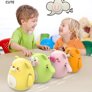 Đồ chơi giáo dục sớm cho bé ， Đồ chơi động vật hoạt hình điện từ tính Xích đu Gấu heo con khỉ hổ
