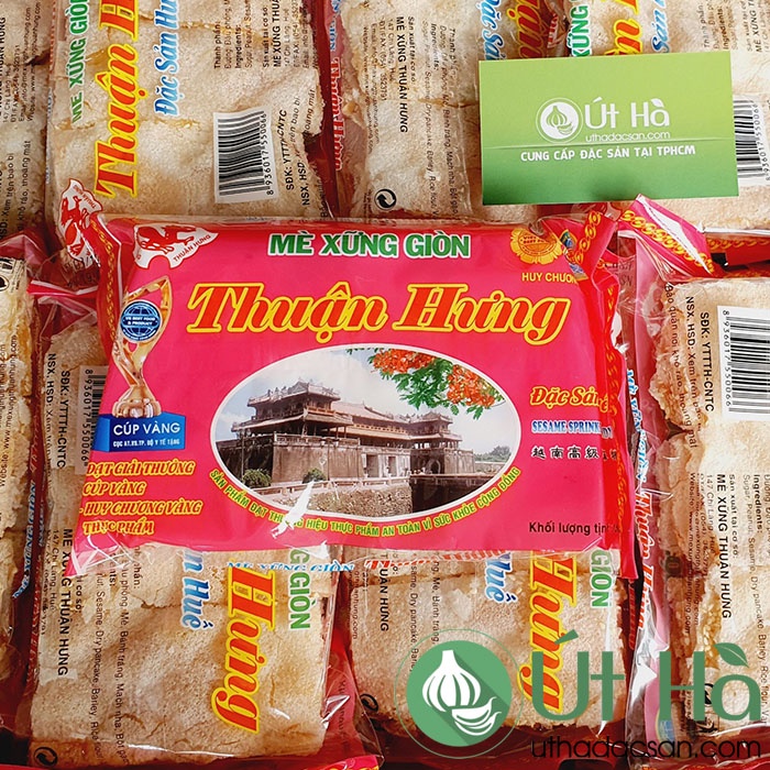 Kẹo Mè Xửng Giòn Thuận Hưng Bịch 150gr Mè Xững Huế Giòn Thơm Ngon - Út Hà Đặc Sản