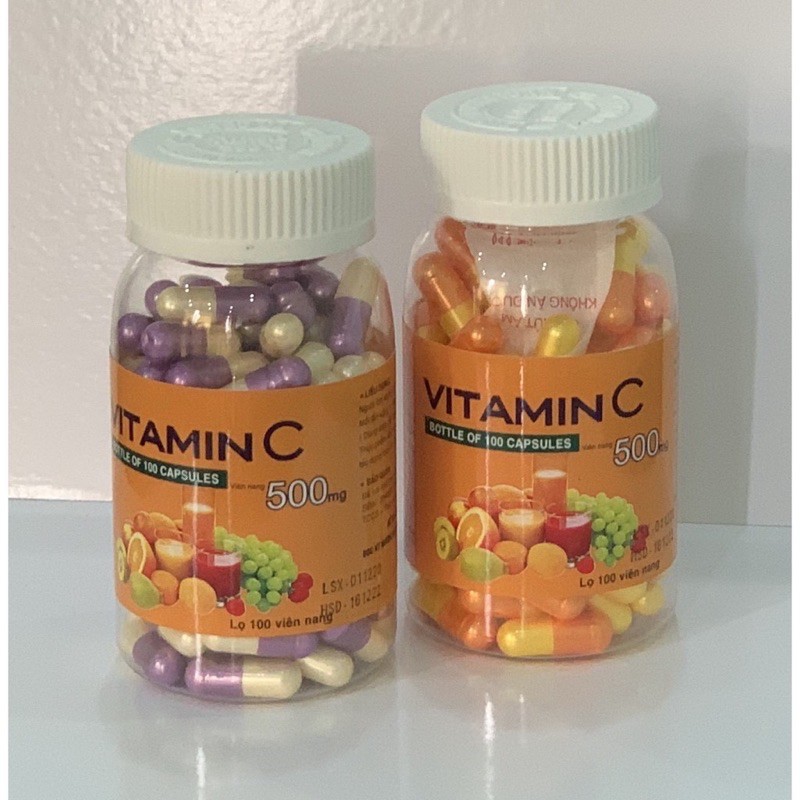 VITAMIN C 500mg _Tăng Đề Kháng_Bổ Sung Vitamin C