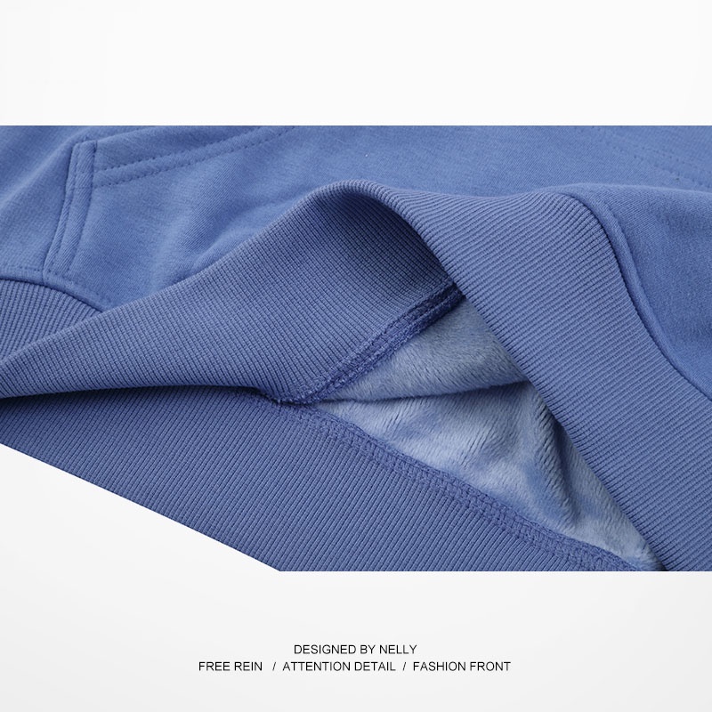 Áo hoodie Nelly nỉ lót lông mềm in hình "Gấu" áo nỉ