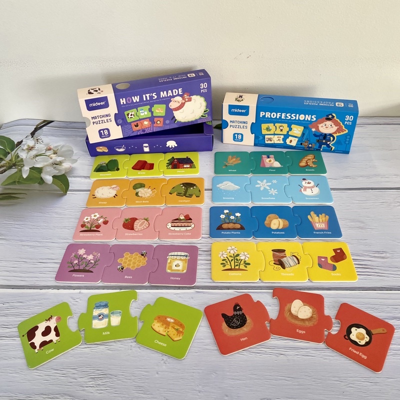 Đồ Chơi Xếp Hình Tư Duy Logic Matching Puzzles, Đồ Chơi Giáo Dục Sớm Cho Bé