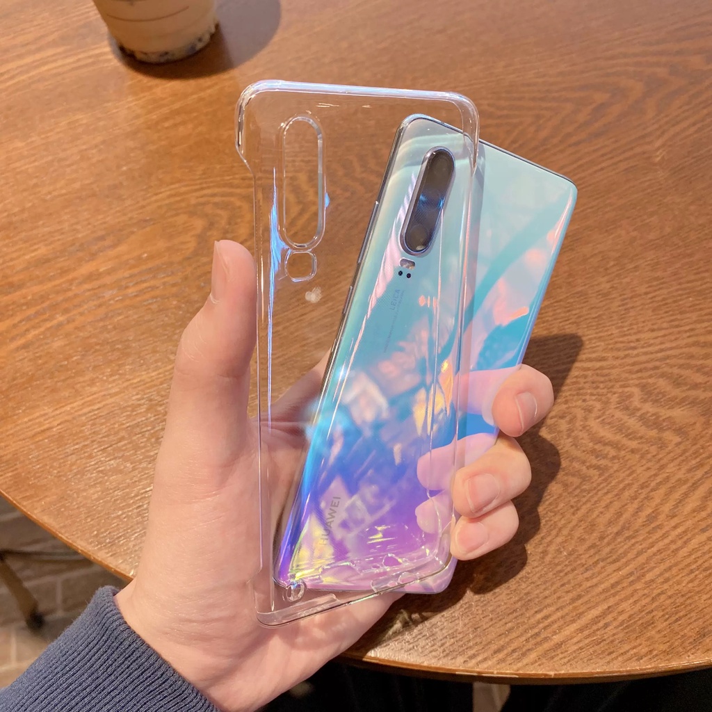 Ốp Điện Thoại PC Cứng Trong Suốt Không Viền Cho Huawei Mate 40 30 20 P50 P40 P30 P20 Pro Plus Pro+