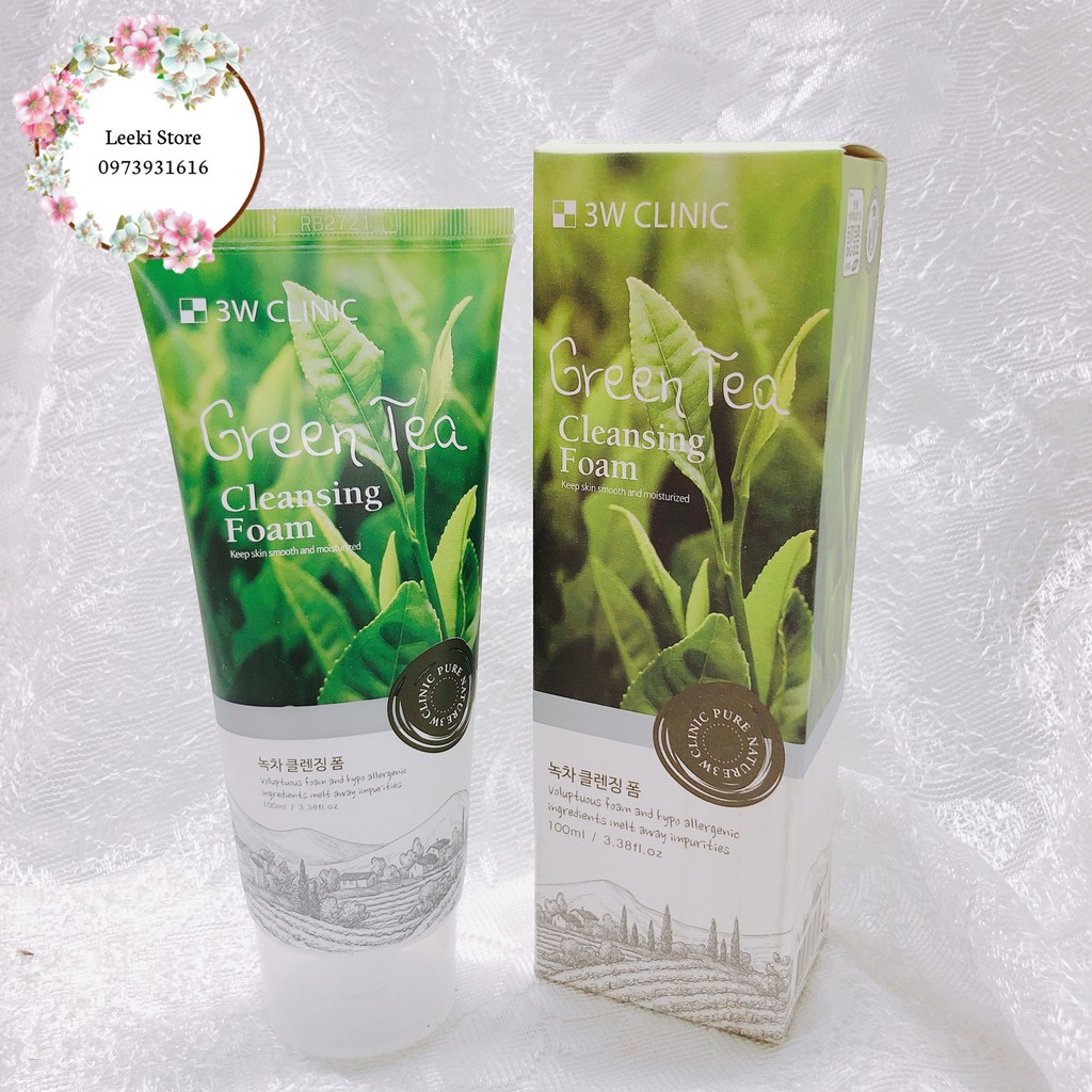 Sữa Rửa Mặt 3W Clinic Pure Nature Cleansing Foam