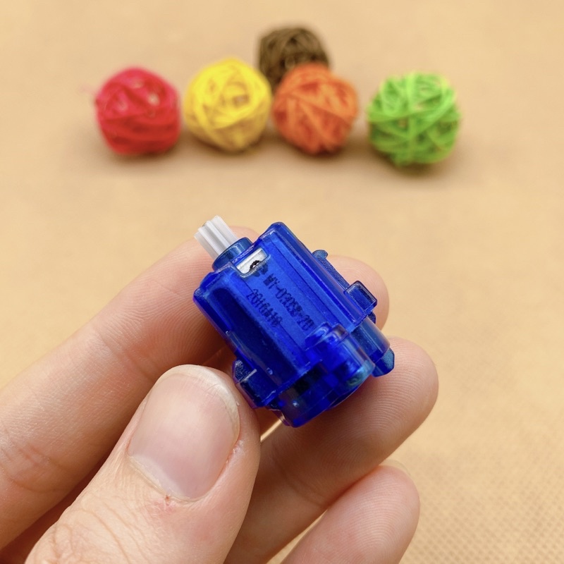 Động cơ mini tốc độ cao DC 3V 24000 vòng/phút đầu trục có bánh răng. Dùng cho ô tô điều khiển