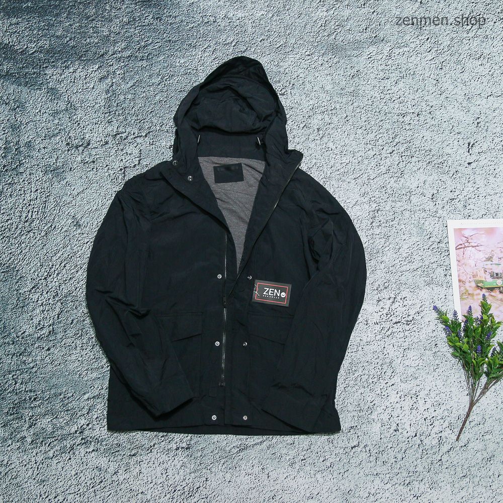Áo Khoác Gió 2 Lớp Uni.qlo Dáng Parka Xuất Dư Xịn