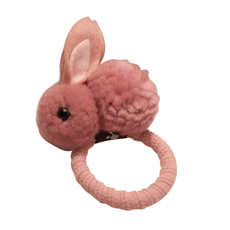 Dây Cột Tóc Co Giãn Hình Thỏ Nhỏ Xinh Xắn