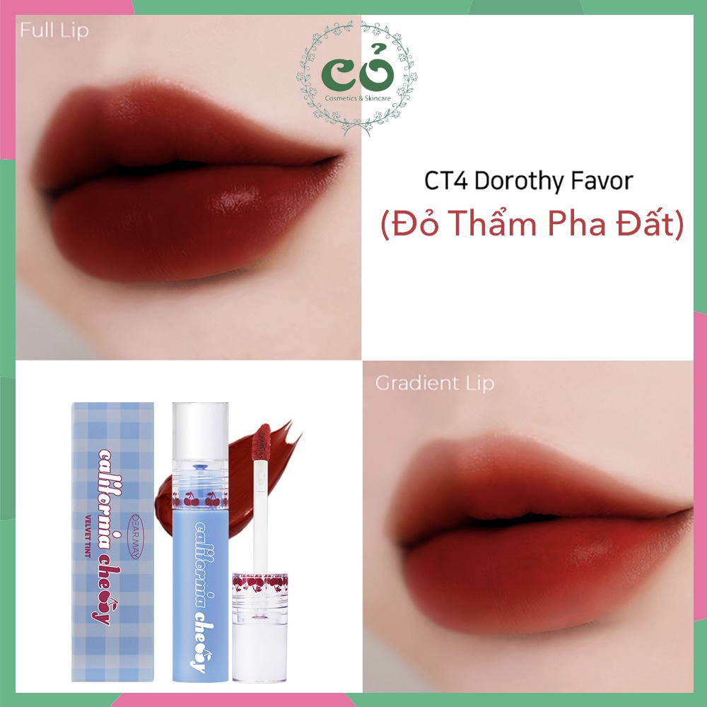 Son Kem Lì Dearmay California Cherry Velvet Tint 4.4g | WebRaoVat - webraovat.net.vn